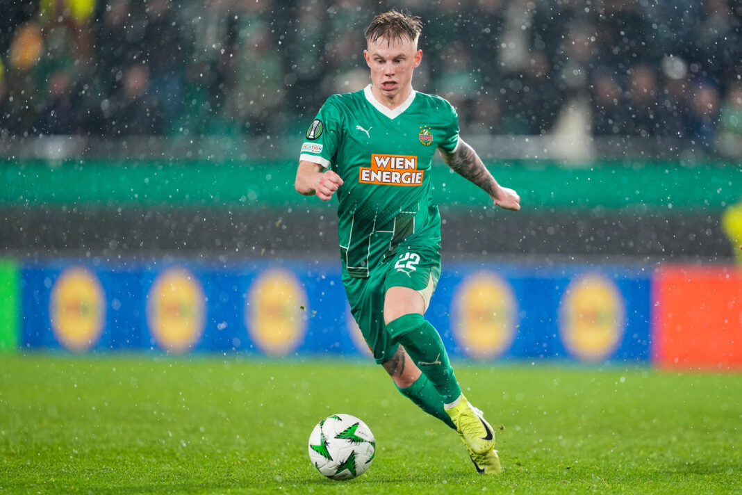 SK Rapid v FK Borac - UEFA Conference League 2024/25 Round of 16 Second Leg Celtic target Jansson
