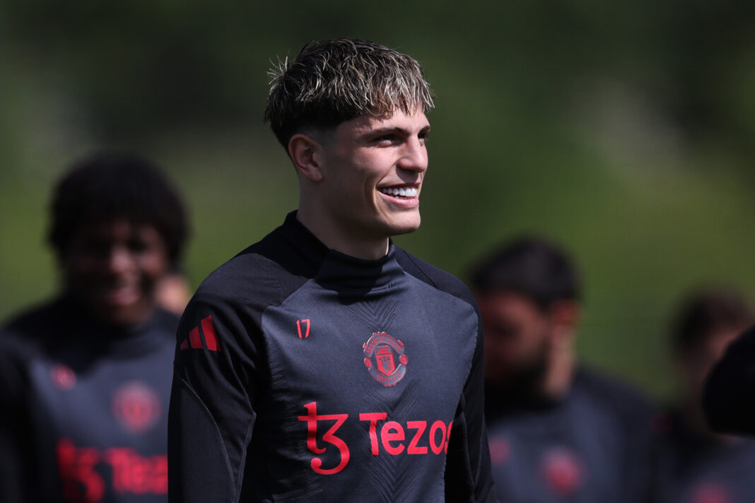 Manchester United Training Session And Press Conference - UEFA Europa League 2024/25 Semi Final Second Leg Chelsea
