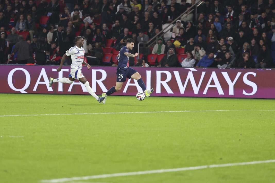 Paris Saint-Germain v RC Strasbourg Alsace - Ligue 1 McDonald's Leeds United target Dilane Bakwa