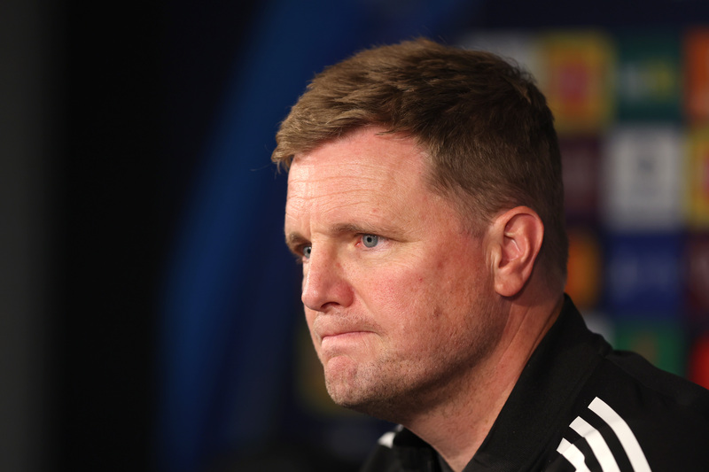 Newcastle United FC Training Session And Press Conference - UEFA Champions League 2025/26 League Phase MD1 Newcastle United News