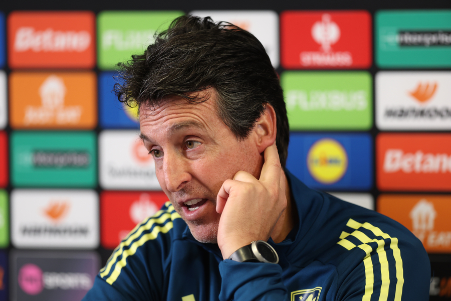 Aston Villa FC Training Session And Press Conference - UEFA Europa League 2025/26 League Phase MD1 Aston Villa news