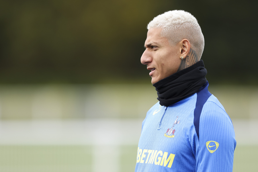 Tottenham Hotspur Training Session And Press Conference - UEFA Champions League 2025/26 League Phase MD3 Everton News