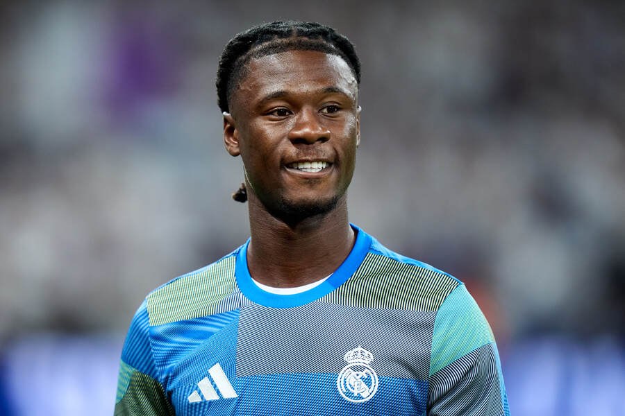 Real Madrid CF v Villarreal CF - LaLiga EA Sports Newcastle United are planning €70 million bid for Eduardo Camavinga