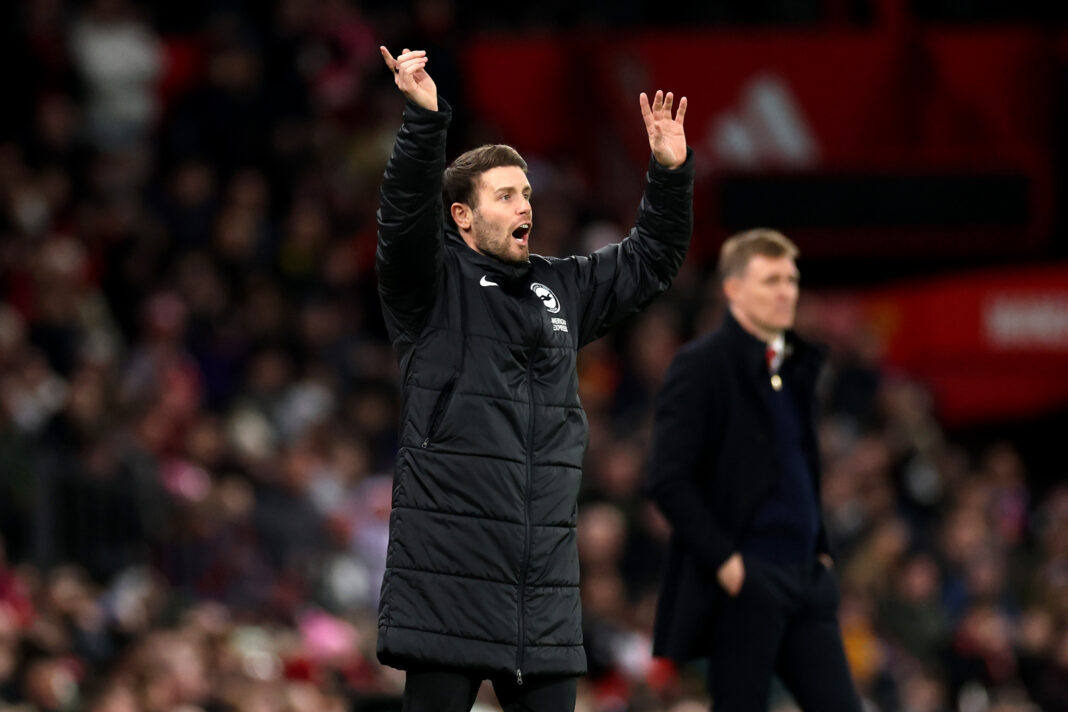 Manchester United v Brighton & Hove Albion - Emirates FA Cup Third Round Brighton manager Fabian Hürzeler