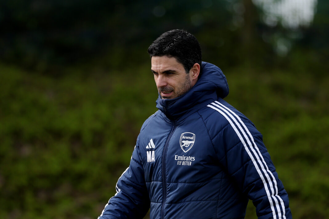 Arsenal FC Training Session And Press Conference - UEFA Champions League 2025/26 Round of 16 Second Leg Arsenal