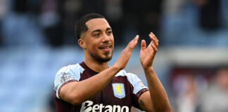 Youri Tielemans of Aston Villa