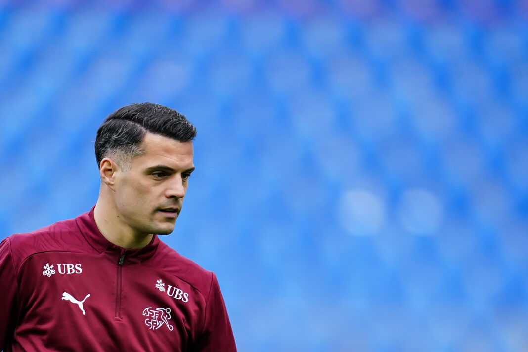 Switzerland Press Conference Granit Xhaka Sunderland