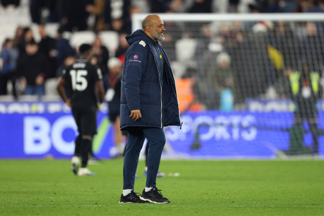 West Ham United boss Nuno Espirito Santo