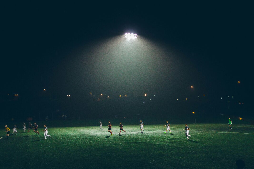 Champions League under the lights