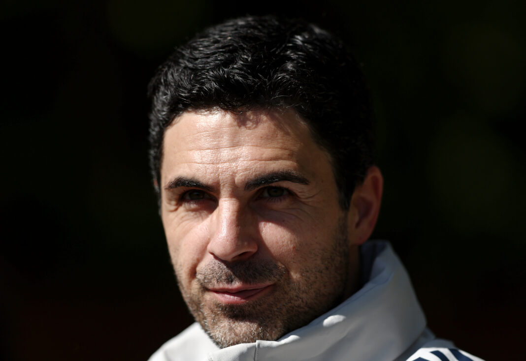 Arsenal FC Training Session And Press Conference - UEFA Champions League 2025/26 Quarter-Final First Leg Arsenal