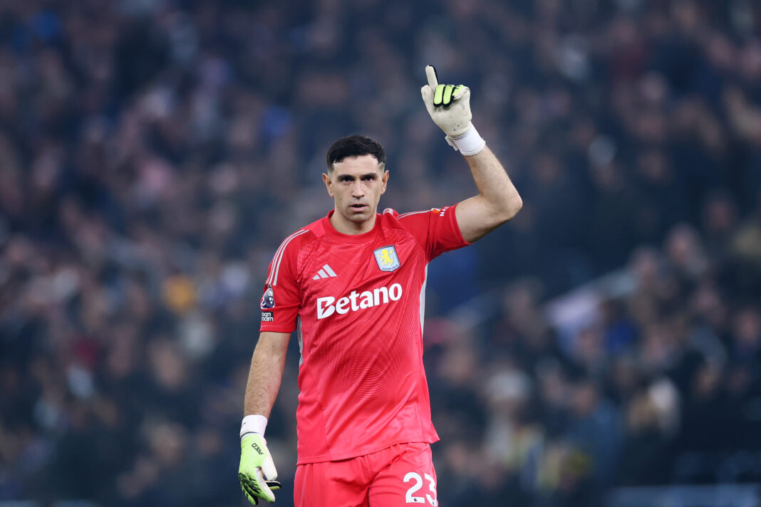 Emiliano Martinez of Aston Villa