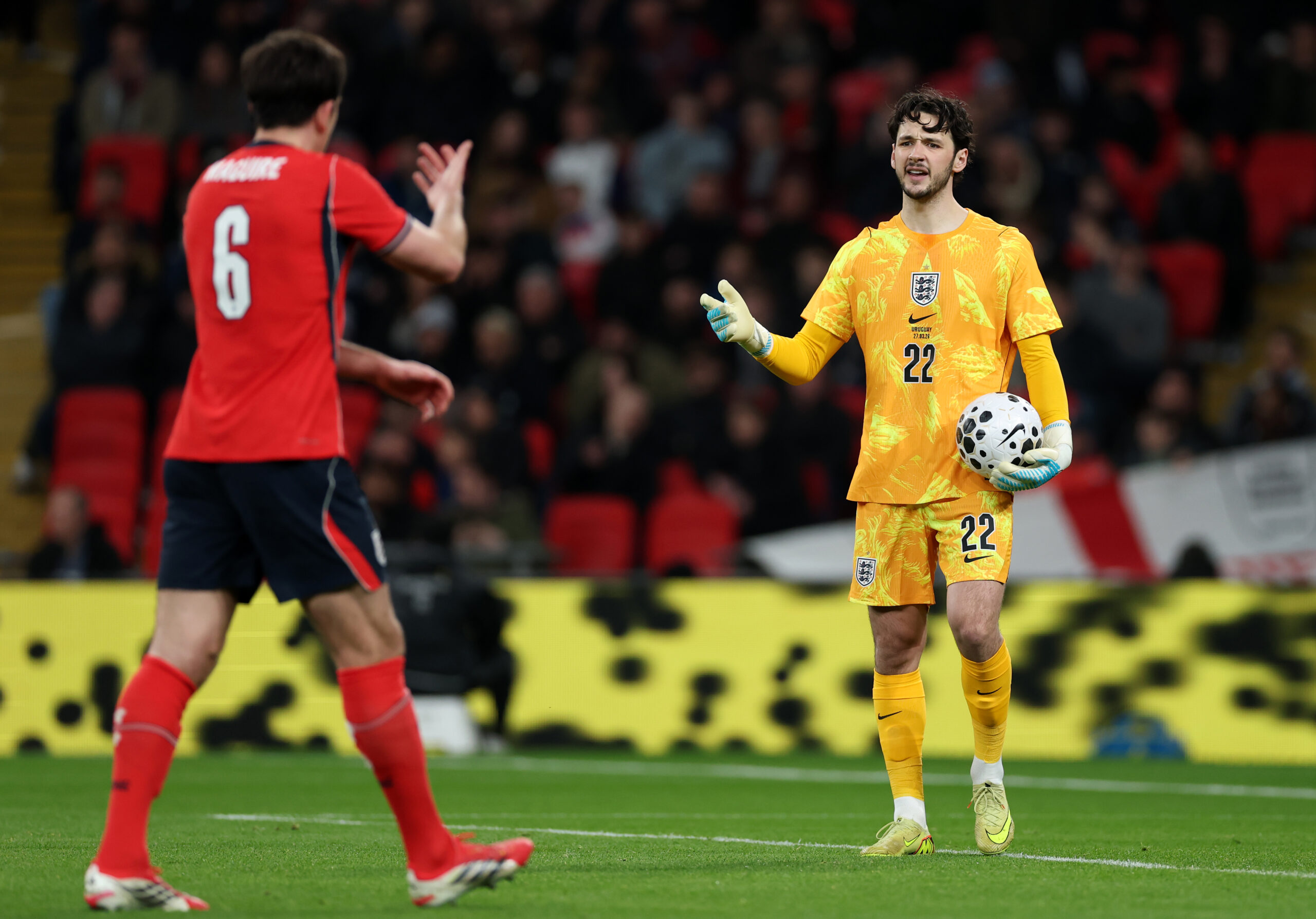 Liverpool target Trafford in action for England