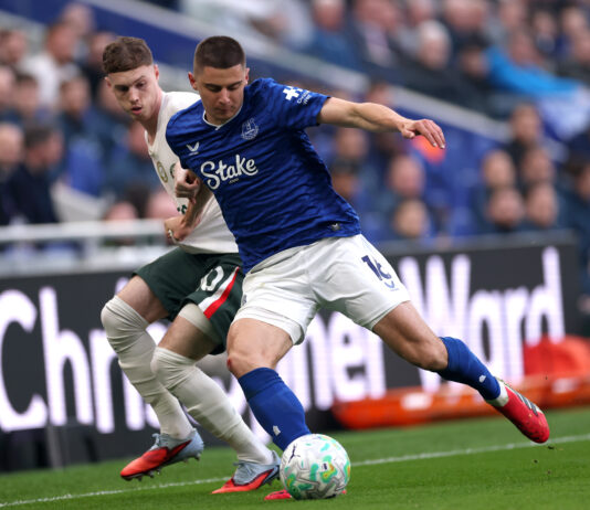 Vitalii Mykolenko of Everton