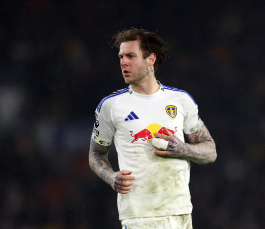 Joe Rodon of Leeds United