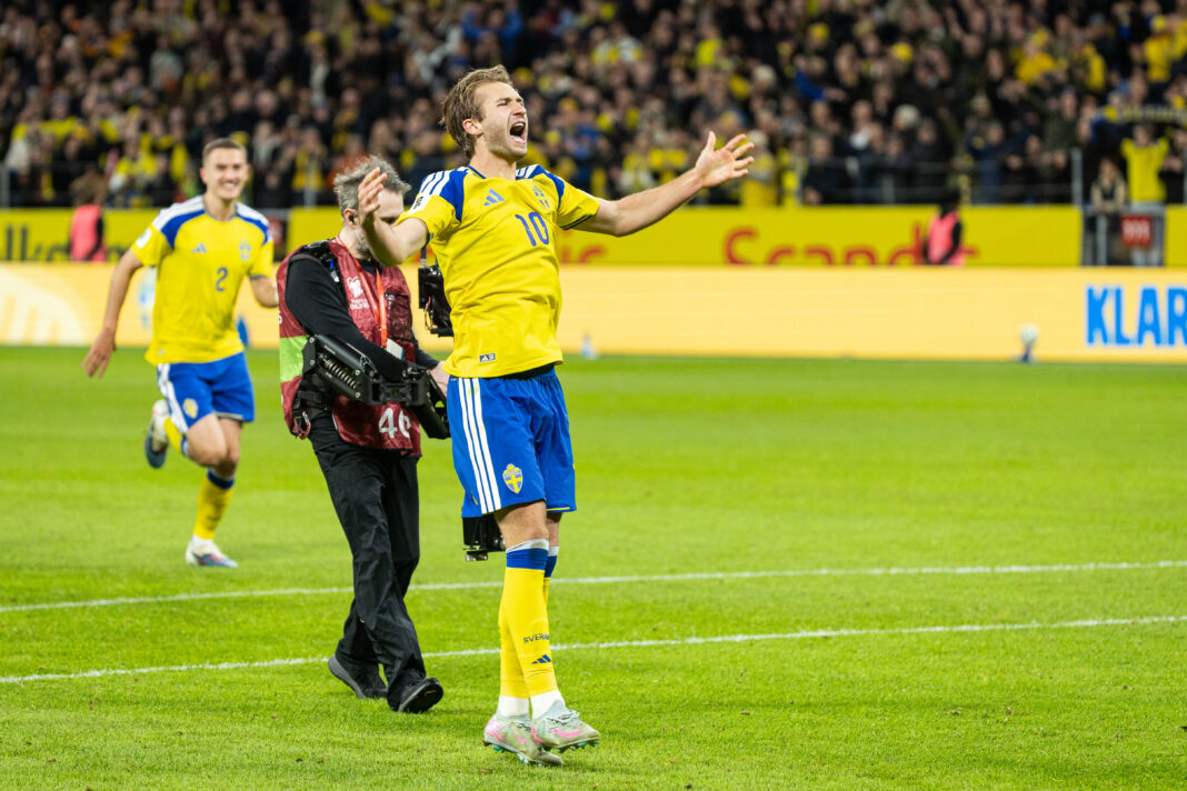 Sweden v Poland - FIFA World Cup 2026 European Qualifiers KO play-offs Benjamin Nygren Celtic