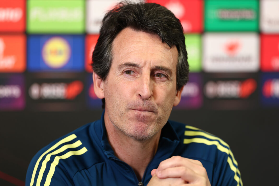 Aston Villa FC Training Session And Press Conference - UEFA Europa League 2025/26 Semi-Final Second Leg Aston Villa