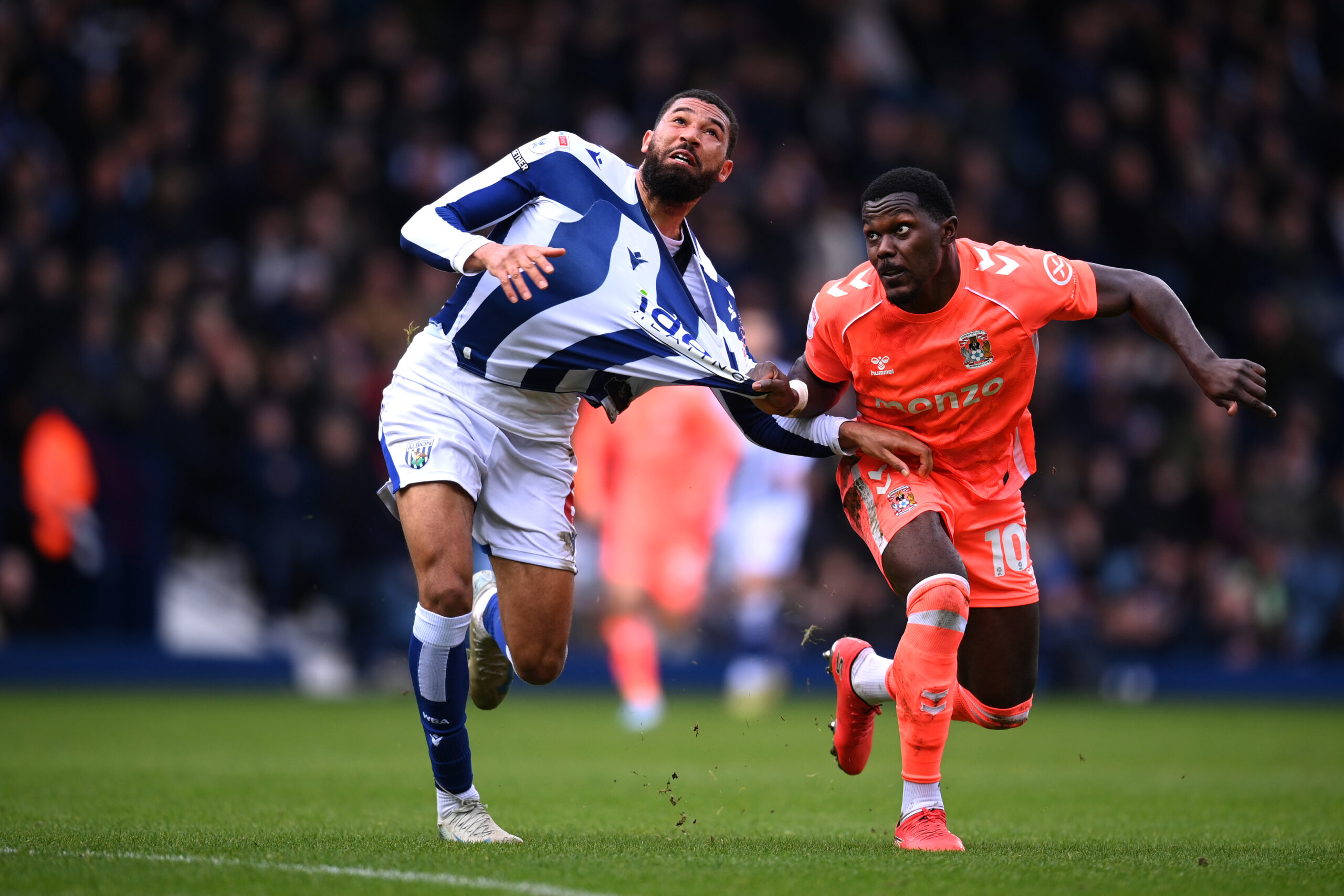 Celtic target Campbell in action against Coventry City
